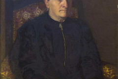 Alberto Boschetti, Ritratto della contessa Luchese Folco Zambelli, olio su tela, 87,5 x 68,8 cm, collezione privata