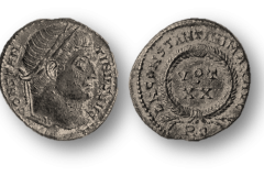Costantino I, follis, zecca di Roma, 321 d.C.