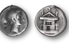 Ottaviano, denario, zecca di Roma, 29 – 27 a.C.