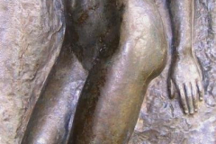 Gaetano Veronese, Nudo di donna, prima metà degli anni trenta, sbalzo su lamina di ferro