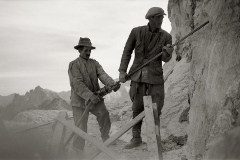 Francesco Zambon, I lavori della strada, estate 1937   