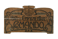 Batt.ne complementare comando, 1915-1918, legno, 307 x 553 mm