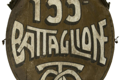 133° battaglione, 1915-1918, legno e metallo, 699 x 564 mm