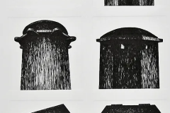 Edvin Dragičevič (Croazia), Illusion of safety 9, 8, 10, 11, 3, 5, acquaforte, 70 x 50 cm