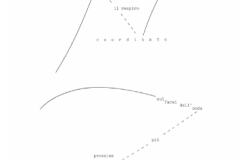 Armando Bertollo (Italia), Inseguire il filo di un pensiero, installazione (scrittura, grafica, libro d'artista, tecnica mista), 91 x 740 cm (carte), 15,5 x 21 cm 