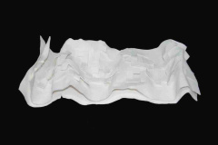  Carmela Corsitto (Italia), Frammenti di essere, carta, colla, 36 x 18 x 3,5 cm 