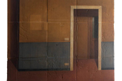 Damiano Azzizia (Italia), Confini, pittura, 219 x 187 cm