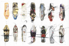 Suzana Fântânariu (Romania), Untitled, Tecnica mista, dimensioni variabili